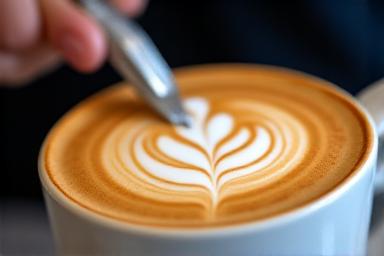 Caffè specialty versato con cura
